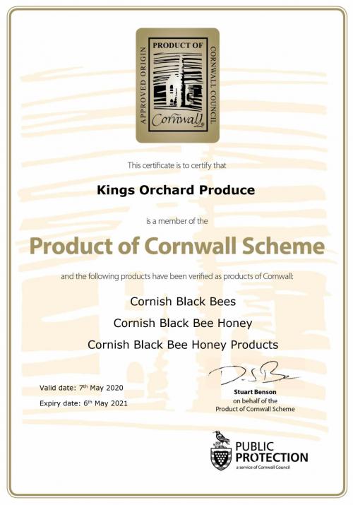 Product of Cornwall certification